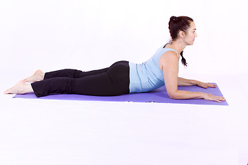 Image showing Woman in Yoga Position