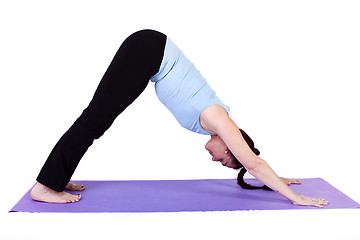 Image showing Woman in Yoga Position