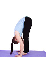 Image showing Woman in Yoga Position