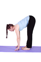 Image showing Woman in Yoga Position