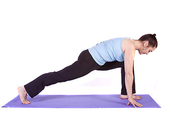 Image showing Woman in Yoga Position