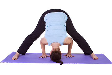 Image showing Woman in Yoga Position