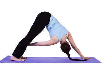 Image showing Woman in Yoga Position