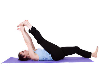 Image showing Woman in Yoga Position