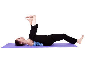 Image showing Woman in Yoga Position