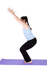 Image showing Woman in Yoga Position