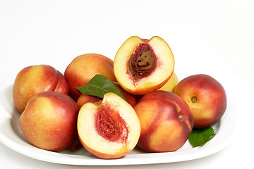 Image showing Healthy nectarines