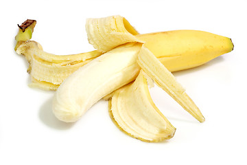 Image showing Peeled banana