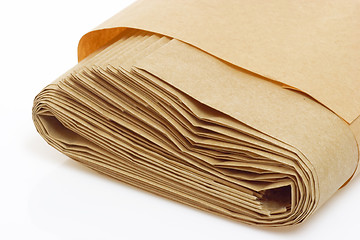 Image showing Rolled paper bag