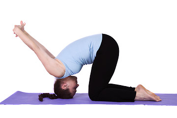 Image showing Woman in Yoga Position