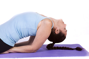 Image showing Woman in Yoga Position