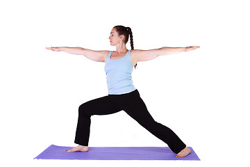 Image showing Woman in Yoga Position