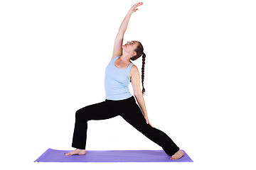 Image showing Woman in Yoga Position