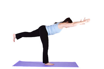 Image showing Woman in Yoga Position