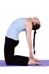 Image showing Woman in Yoga Position