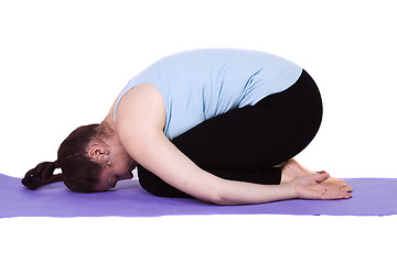 Image showing Woman in Yoga Position