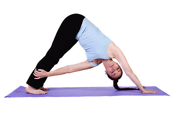 Image showing Woman in Yoga Position