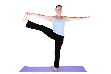 Image showing Woman in Yoga Position