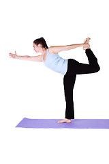 Image showing Woman in Yoga Position