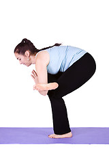 Image showing Woman in Yoga Position