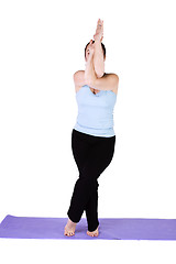 Image showing Woman in Yoga Position