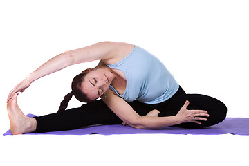 Image showing Woman in Yoga Position