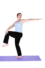 Image showing Woman in Yoga Position