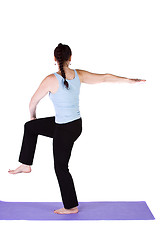 Image showing Woman in Yoga Position