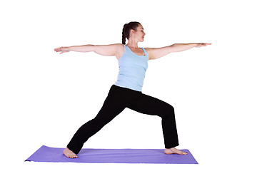 Image showing Woman in Yoga Position