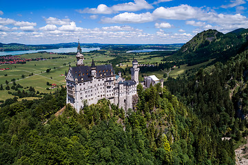 Image showing Neuschwanstein Castle Bavarian Alps Germany