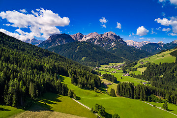 Image showing Scenic view of the beautiful landscape in the Alps