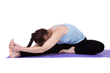 Image showing Woman in Yoga Position