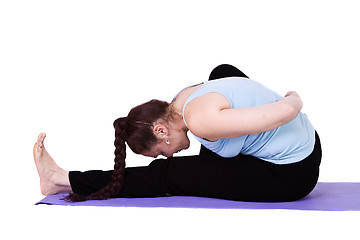 Image showing Woman in Yoga Position