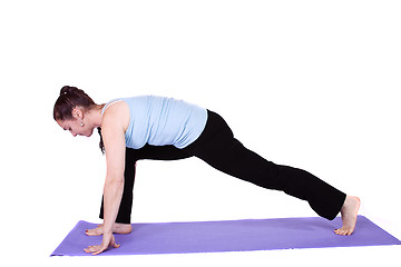 Image showing Woman in Yoga Position