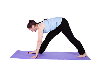 Image showing Woman in Yoga Position