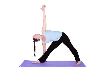 Image showing Woman in Yoga Position