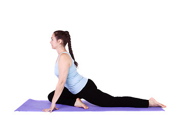 Image showing Woman in Yoga Position