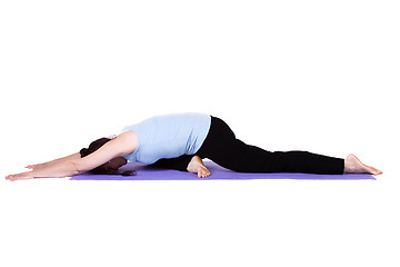 Image showing Woman in Yoga Position