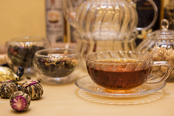 Image showing Diffferent tea set