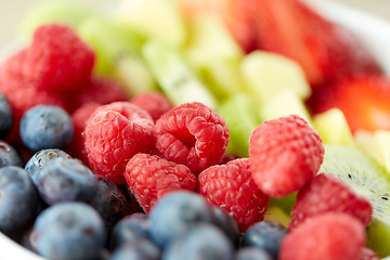 Image showing close up of fruits and berries