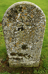 Image showing Old headstone