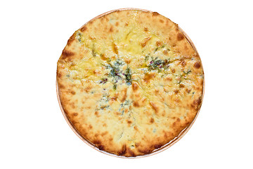 Image showing ossetian pie on a white