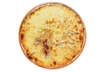 Image showing ossetian pie on a white