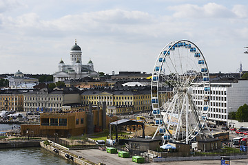 Image showing HELSINKI, FINLAND – JUNE 15, 2017: View of Helsinki from the s