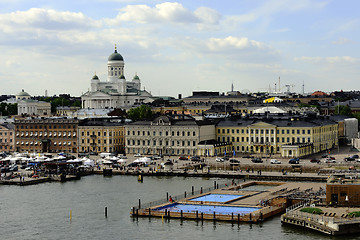 Image showing HELSINKI, FINLAND – JUNE 15, 2017: View of Helsinki from the s