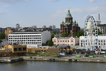 Image showing HELSINKI, FINLAND – JUNE 15, 2017: View of Helsinki from the s