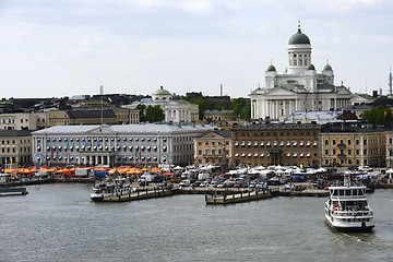 Image showing HELSINKI, FINLAND – JUNE 15, 2017: View of Helsinki from the s