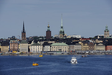 Image showing STOCKHOLM, SWEDEN  – JUNE 16, 2017: View of the Stockholm cent