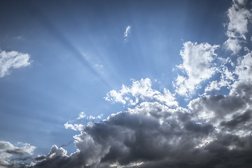Image showing dramatic sky background