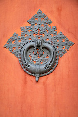 Image showing medieval door detail